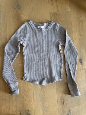 We The Free long sleeve waffle tee. Size medium